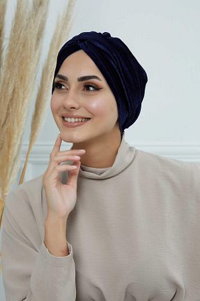 کلاه شنای حجاب سرمه ای زنانه Aisha