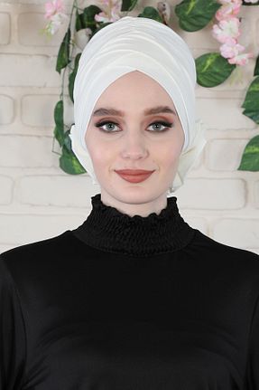 کلاه شنای حجاب بژ زنانه Aisha