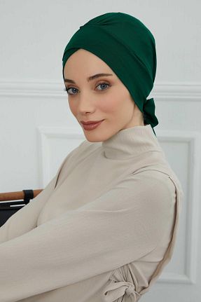 کلاه شنای حجاب سبز زنانه Aisha