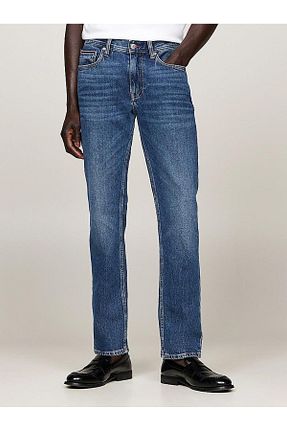 شلوار جین نارنجی مردانه پاچه ساده Tommy Hilfiger - کد 867585428