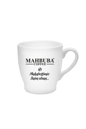 لیوان آب سفید سرامیک Mahbuba - کد 867593968