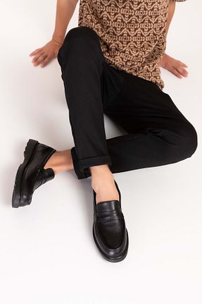 کفش لوفر مشکی مردانه چرم خالص Gondol - کد 867615273