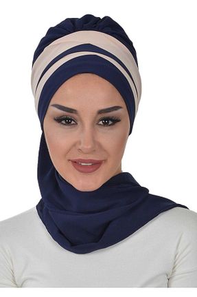 شال سرمه ای زنانه شیفون Ayşe Tasarım - کد 65933062