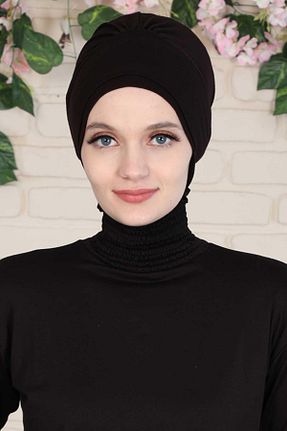 کلاه شنای حجاب مشکی زنانه Aisha