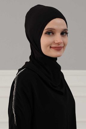 کلاه شنای حجاب مشکی زنانه Aisha