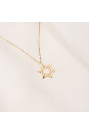 گردنبند نقره زرد زنانه 925 عیار FasekGold - کد 867619620