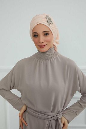 شال بژ زنانه شیفون Aisha
