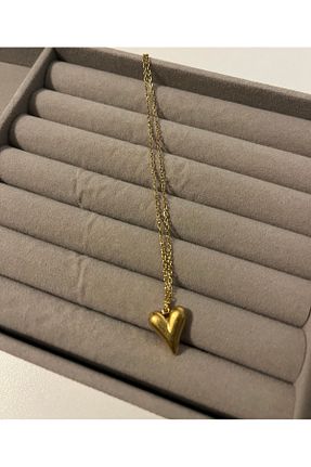 گردنبند استیل ( فولاد ) طلائی زنانه استیل (فولاد) Acra Jewelry - کد 867587594
