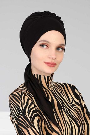 کلاه شنای حجاب مشکی زنانه Aisha
