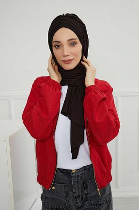 شال مشکی زنانه پنبه ای Aisha
