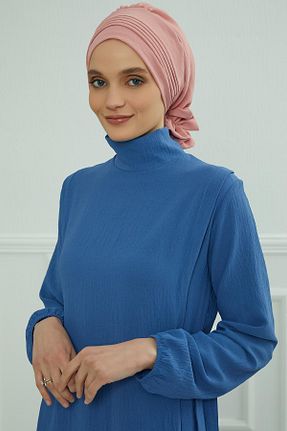 شال صورتی زنانه پنبه پلی استر Aisha