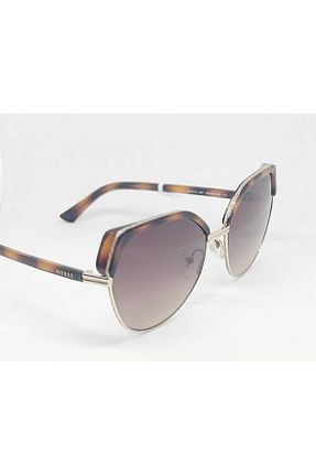عینک آفتابی بژ زنانه UV400 Guess - کد 867626187
