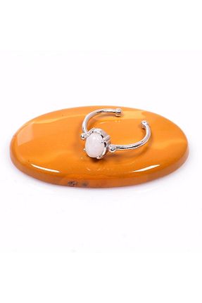 انگشتر نقره رنگی زنانه سنگ ماه Taş Sandığı - کد 348584412