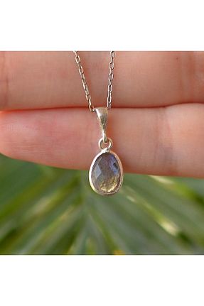 گردنبند جواهر رنگی زنانه سنگ طبیعی Taş Sandığı - کد 307281039