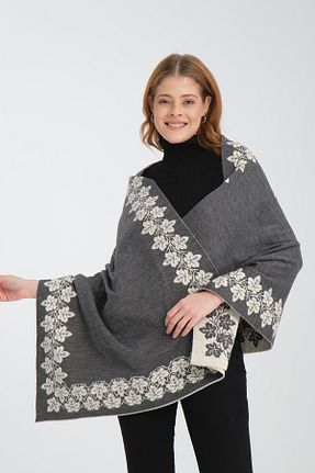شال طوسی زنانه اکریلیک VEGA MODA - کد 867625882