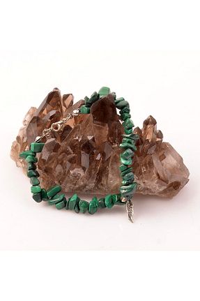دستبند جواهر رنگی زنانه سنگ طبیعی Taş Sandığı - کد 248673127