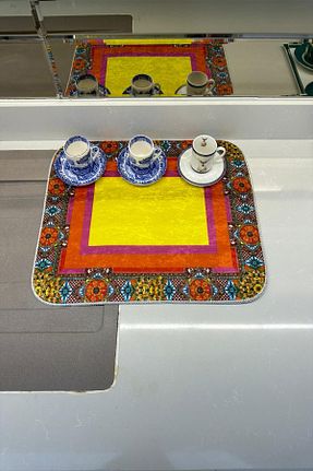 آبچکان زرد اکریلیک AYMİRAHOME - کد 868517128