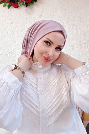 شال بنفش زنانه پنبه پلی استر SAYRA - کد 867680215