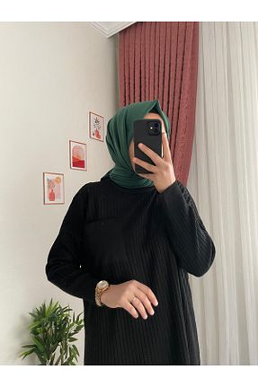 ست بالاتنه و پائین تنه مشکی زنانه بافت BMH TESETTÜR - کد 867672616