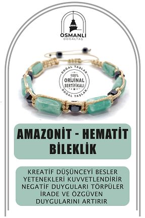 دستبند جواهر آبی زنانه سنگ طبیعی OSMANLI DOĞAL TAŞ - کد 819049144