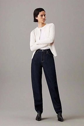 شلوار سرمه ای زنانه پنبه ای Calvin Klein - کد 866320410