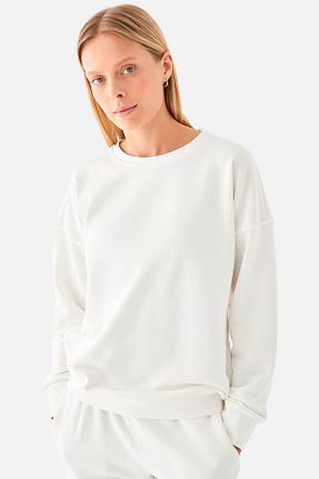 سوئیشرت بژ زنانه ساده Superstacy - کد 867685707