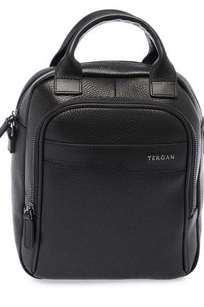 کیف دوشی مشکی مردانه Tergan - کد 867694125