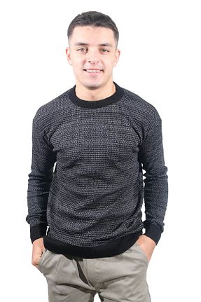 پلیور مشکی مردانه ساده Booss Milano - کد 373071691