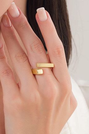 انگشتر نقره طلائی زنانه زیرکن Tmt Silver - کد 867693765