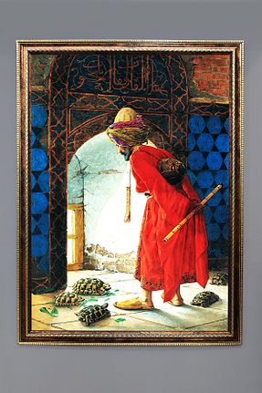 تابلو رنگی پلی استر Doruklar Home Collection - کد 862791935