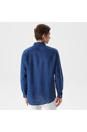 پیراهن آبی مردانه رگولار Nautica - کد 681021481