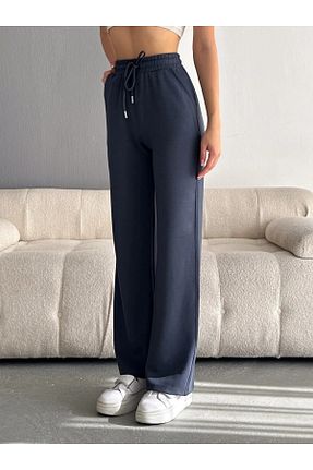 شلوار گرمکن حجاب طوسی زنانه پاچه گشاد winmoda - کد 867738310