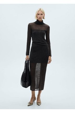 پلیور بنفش زنانه ساده MANGO - کد 867734187