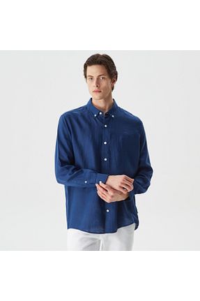 پیراهن آبی مردانه رگولار Nautica - کد 681021481
