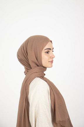 شال قهوه ای زنانه CHALE - کد 867769596