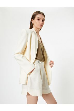 شلوارک و برمودا نباتی زنانه رگولار Koton - کد 830588883