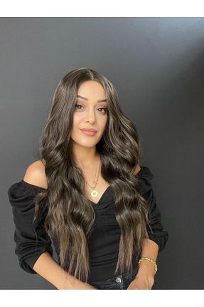 کلاه گیس قهوه ای زنانه Suzan Peruk - کد 868614383