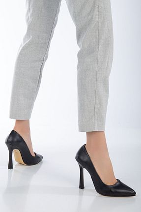 کفش استایلیتو مشکی پاشنه نازک SOFT FASHION - کد 868966674