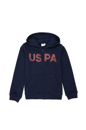 سوئیشرت سرمه ای بچه گانه ساده U.S. Polo Assn. - کد 834411301