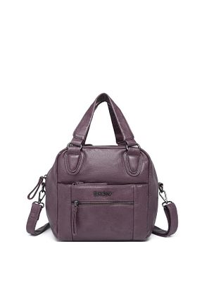 کیف دستی بنفش زنانه سایز متوسط BARCELONA 21K - کد 867996784