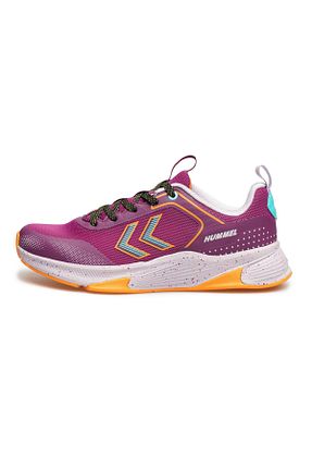 کفش اسنیکر بنفش زنانه بند دار hummel - کد 867985684