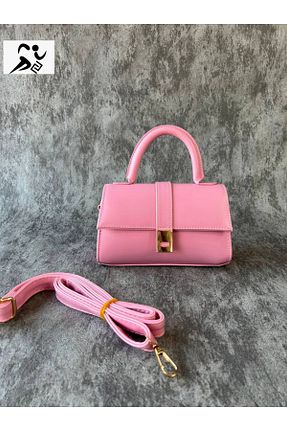 کیف مجلسی صورتی زنانه چرم مصنوعی grand coco - کد 868012998