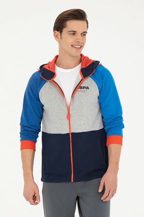رویه آبی مردانه یقه مربعی U.S. Polo Assn. - کد 838489042