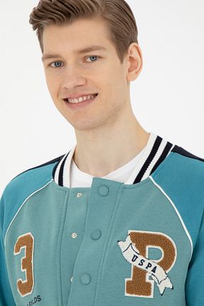 رویه آبی مردانه یقه مربعی U.S. Polo Assn. - کد 838218910