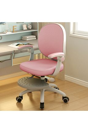 صندلی مطالعه صورتی Yukarı-Aşağı Hareketli KARR OFFICE - کد 837144371