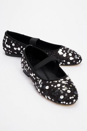 بابت مشکی زنانه پارچه ای luvishoes - کد 868026656
