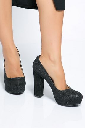 کفش مجلسی مشکی زنانه چرم مصنوعی Shoes Time - کد 868061139