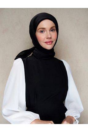 روسری مشکی پنبه ای MODA - کد 868076091