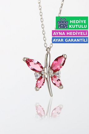 گردنبند نقره سفید زنانه 925 عیار Jewelmim - کد 836336421