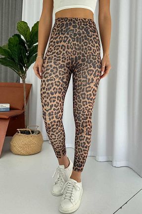 ساق شلواری قهوه ای زنانه بافتنی Mine Tan Butik - کد 868070925